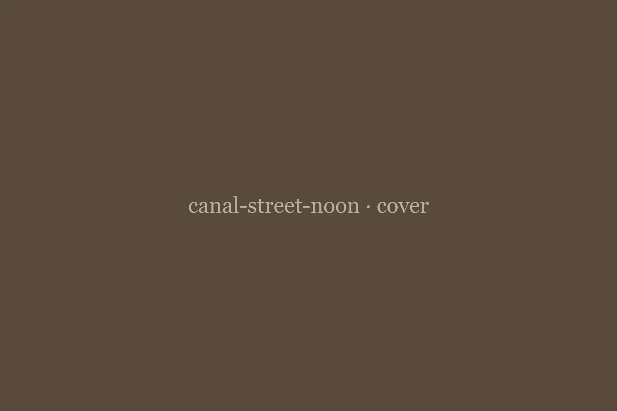 Crowded Canal Street sidewalk at midday